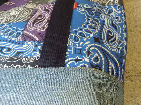 tokyo gimmicks -BLUE LABEL- ONE AND ONLY SERIES BANDANA TOTE BAG  RAH exclusive 2.JPG